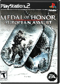 Medal of Honor European Assault PAL Playstation 2 PAL box art